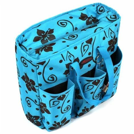 ATLANTIC Kühltasche Tragetasche Thermotasche Picknicktasche Satteltasche Fahrradtasche Blumendesign Türkis ATLANTIC Kühltasche Tragetasche Thermotasche Picknicktasche Satteltasche Fahrradtasche Blumendesign Türkis -Atlantic-shop 17735152 2