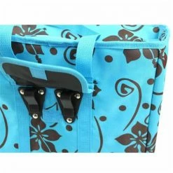 ATLANTIC Kühltasche Tragetasche Thermotasche Picknicktasche Satteltasche Fahrradtasche Blumendesign Türkis 2 ATLANTIC Kühltasche Tragetasche Thermotasche Picknicktasche Satteltasche Fahrradtasche Blumendesign Türkis -Atlantic-shop 17735152 3