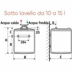 Atlantic Elektrischer Warmwasserbereiter Ego 10 Liter, Vertikal Unter Den Waschbecken 821247 5 Atlantic Elektrischer Warmwasserbereiter Ego 10 Liter, Vertikal Unter Den Waschbecken 821247 -Atlantic-shop 26978159 4