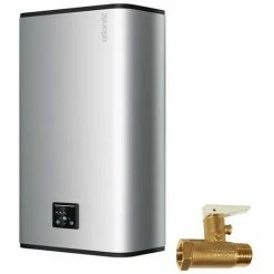 Atlantic Vertigo Steatite 50 Elektrischer Warmwasserspeicher 40 Liter WLAN Farbe Silber 831181