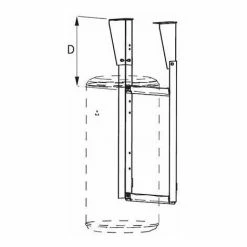 Konsole Zum Aufhängen An Der Decke 50 Bis 100L Atlantic -Atlantic-shop 51578548 3