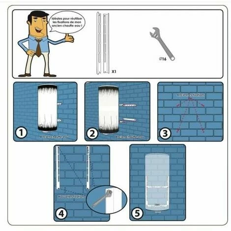 Konsole Universalbefestigung für Vertikale Atlantic Konsole Universalbefestigung Für Vertikale Atlantic -Atlantic-shop 51580727 3