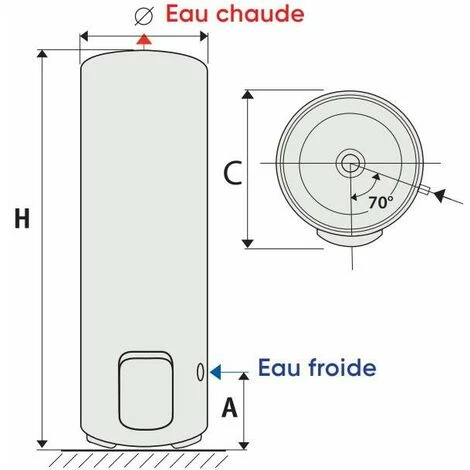 Stabiler Wassererhitzer Chaufféo+ 250L Speckstein Magnesium Mono Atlantic Stabiler Wassererhitzer Chaufféo+ 250L Speckstein Magnesium Mono Atlantic -Atlantic-shop 51584372 2