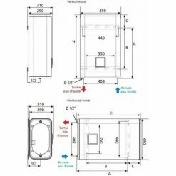 Atlantic Flach Lineo Verbunden 65L Weiß 2250M Elektrischer Durchlauferhitzer Atlantic -Atlantic-shop 51584770 3